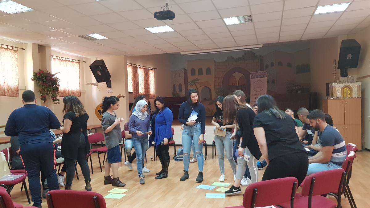 شابات وشباب جفرا القيادة التقوا اليوم بالمربي الاستاذ نديم ابريق شابات وشباب جفرا القيادة التقوا اليوم بالمربي الاستاذ نديم ابريق